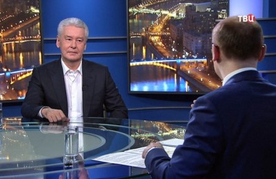 Собянин в эфире